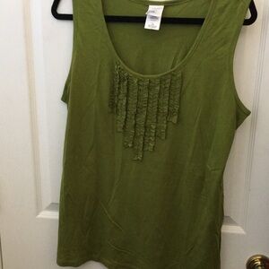 LADIES just my size bibbed front tank top 1x